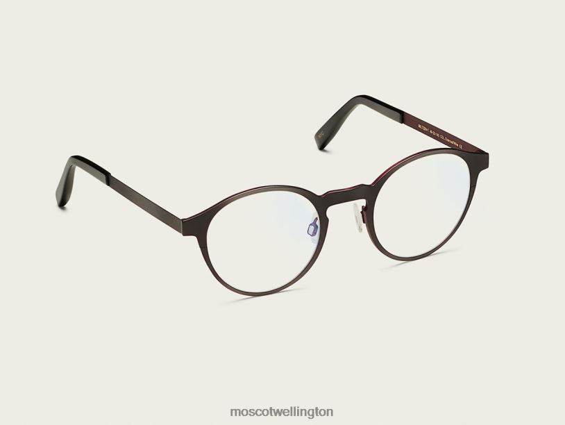 MILTZEN-T W/ BLUE LIGHT FILTERMoscot Charcoal/Wine Glasses B600J879