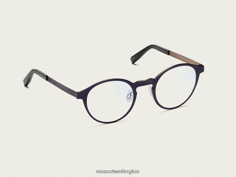MILTZEN-T W/ BLUE LIGHT FILTERMoscot Navy/Beige Glasses B600J880
