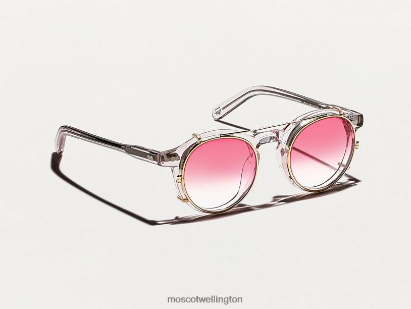 CLIPZEN GOLD WITH CUSTOM MADE TINTSMoscot Big Apple Fade Eyeglasses B600J823