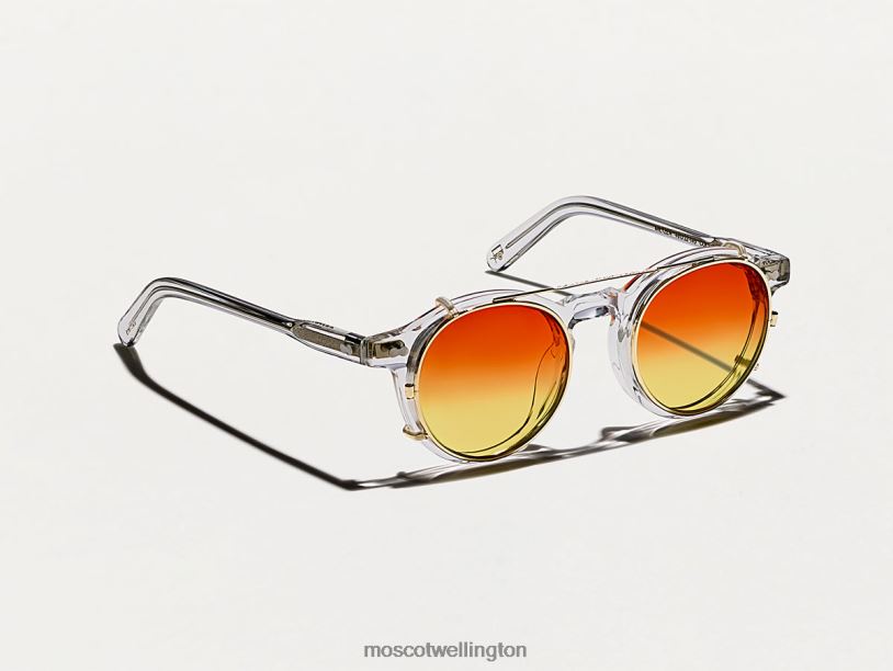 CLIPZEN GOLD WITH CUSTOM MADE TINTSMoscot Candy Corn Eyeglasses B600J819