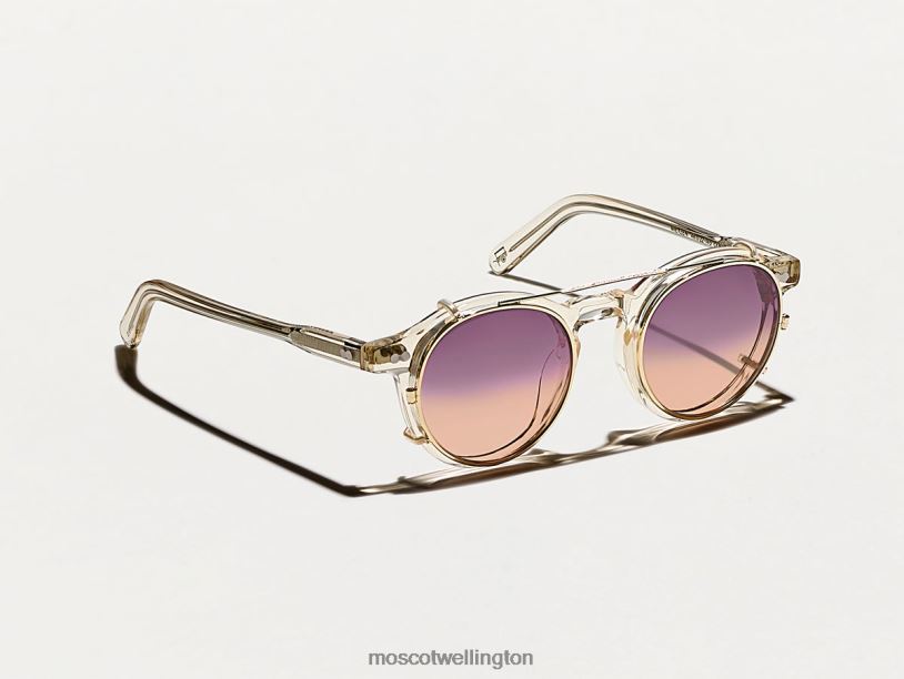 CLIPZEN GOLD WITH CUSTOM MADE TINTSMoscot City Lights Eyeglasses B600J806