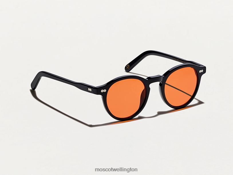 MILTZEN BLACK WITH CUSTOM MADE TINTSMoscot Woodstock Orange Eyeglasses B600J827