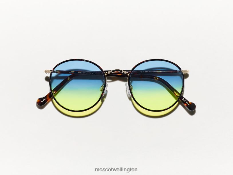 ZEV TORTOISE WITH CUSTOM MADE TINTSMoscot Aqua Sunrise Eyeglasses B600J803