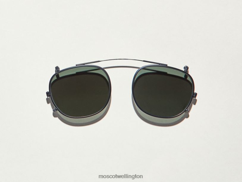 CLIPTOSHMoscot Matte Black Glasses B600J731