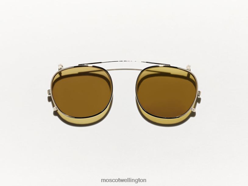 CLIPTOSH GOLD WITH CUSTOM MADE TINTSMoscot Amber Glasses B600J741