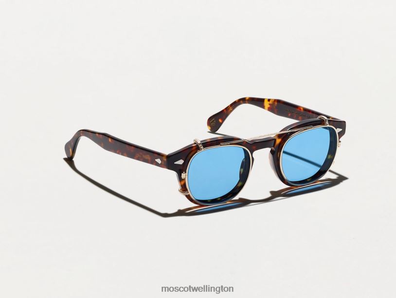 CLIPTOSH GOLD WITH CUSTOM MADE TINTSMoscot Celebrity Blue Glasses B600J735