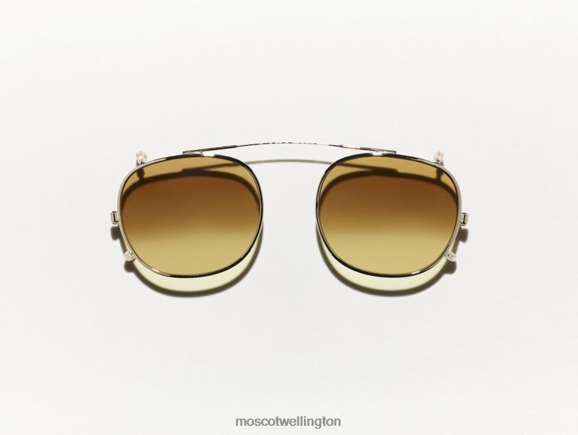 CLIPTOSH GOLD WITH CUSTOM MADE TINTSMoscot Chestnut Fade Glasses B600J746