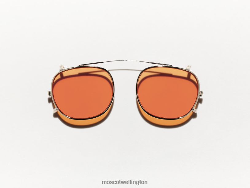 CLIPTOSH GOLD WITH CUSTOM MADE TINTSMoscot Woodstock Orange Glasses B600J753