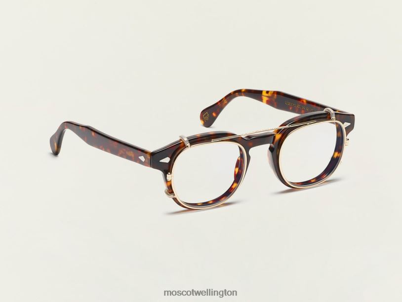 CLIPTOSH W/ BLUE LIGHT FILTERMoscot Gold Glasses B600J763