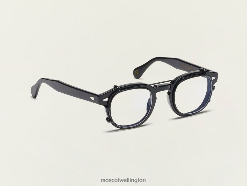 CLIPTOSH W/ BLUE LIGHT FILTERMoscot Matte Black Glasses B600J764