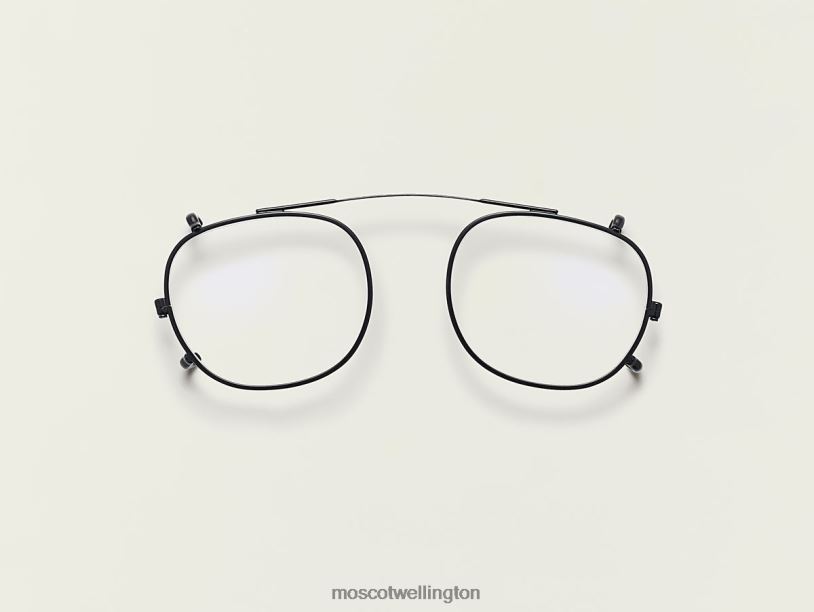 CLIPTOSH W/ BLUE LIGHT FILTERMoscot Matte Black Glasses B600J764