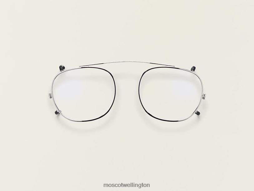CLIPTOSH W/ BLUE LIGHT FILTERMoscot Silver Glasses B600J762