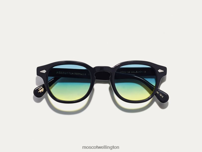 LEMTOSH BLACK WITH CUSTOM MADE TINTSMoscot Aqua Sunrise Glasses B600J658