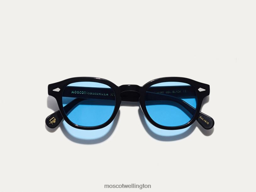 LEMTOSH BLACK WITH CUSTOM MADE TINTSMoscot Celebrity Blue Glasses B600J657