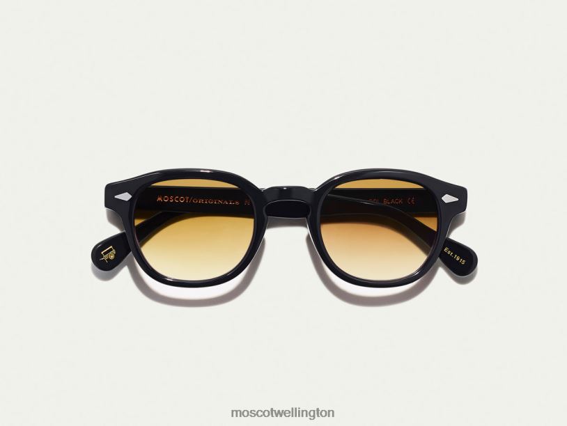LEMTOSH BLACK WITH CUSTOM MADE TINTSMoscot Chestnut Fade Glasses B600J660
