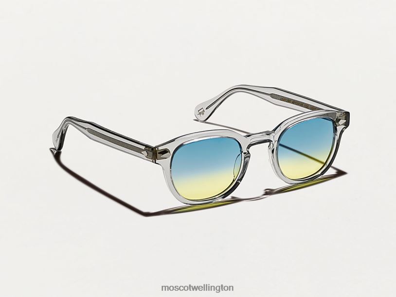 LEMTOSH LIGHT GREY WITH CUSTOM MADE TINTSMoscot Aqua Sunrise Glasses B600J722