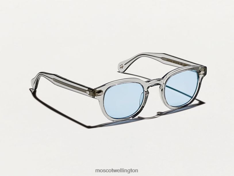 LEMTOSH LIGHT GREY WITH CUSTOM MADE TINTSMoscot Bel Air Blue Glasses B600J709