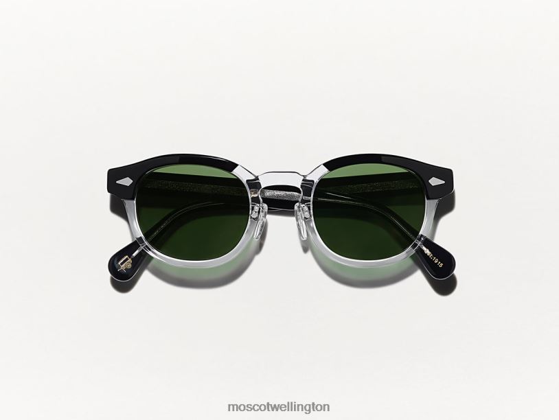 LEMTOSH SUN W/ METAL NOSE PADSMoscot Black/Crystal Glasses B600J680