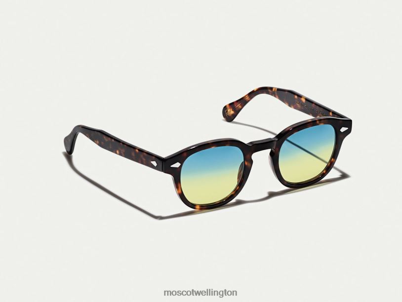 LEMTOSH TORTOISE WITH CUSTOM MADE TINTSMoscot Aqua Sunrise Glasses B600J706