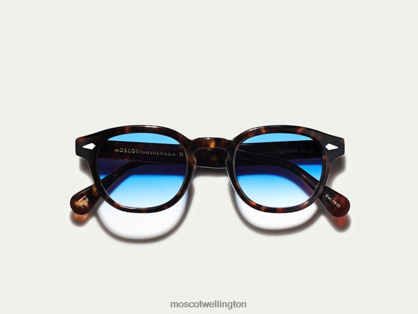 LEMTOSH TORTOISE WITH CUSTOM MADE TINTSMoscot Broadway Blue Fade Glasses B600J691