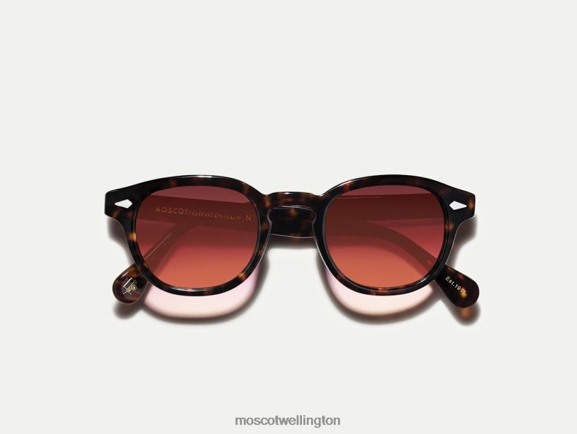 LEMTOSH TORTOISE WITH CUSTOM MADE TINTSMoscot Cabernet Glasses B600J704