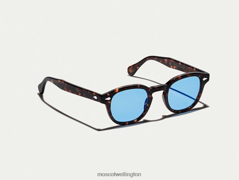 LEMTOSH TORTOISE WITH CUSTOM MADE TINTSMoscot Celebrity Blue Glasses B600J694
