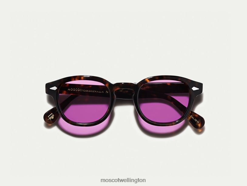 LEMTOSH TORTOISE WITH CUSTOM MADE TINTSMoscot Purple Nurple Glasses B600J705