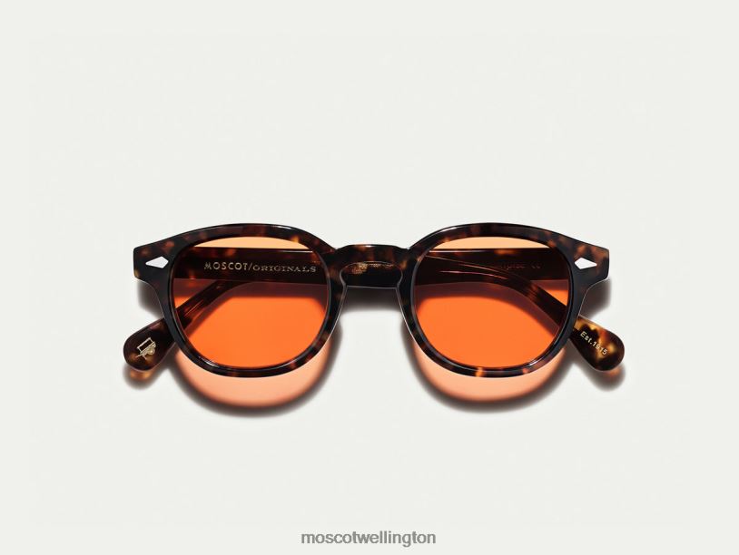 LEMTOSH TORTOISE WITH CUSTOM MADE TINTSMoscot Woodstock Orange Glasses B600J697