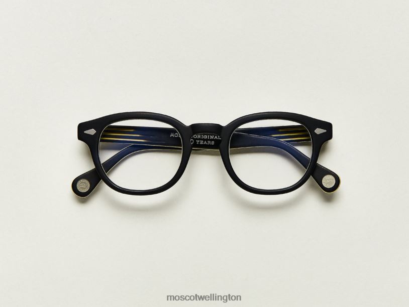 LEMTOSH W/ BLUE LIGHT FILTERMoscot Matte Black/Yellow Glasses B600J761