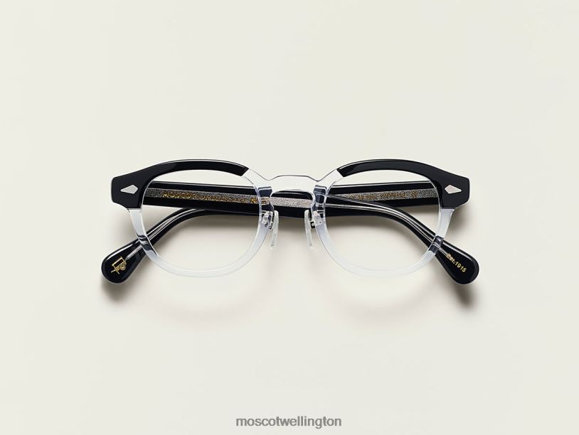 LEMTOSH W/ METAL NOSE PADSMoscot Black/Crystal Glasses B600J686