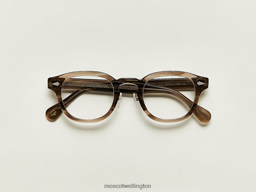 LEMTOSH W/ METAL NOSE PADSMoscot Brown Ash Glasses B600J684