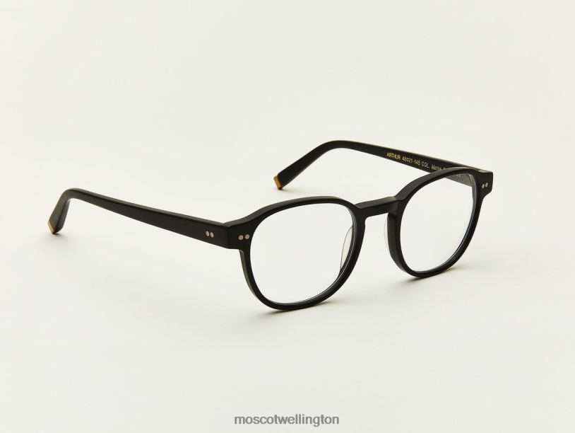 ARTHURMoscot Matte Black Virtual Try-On B600J927