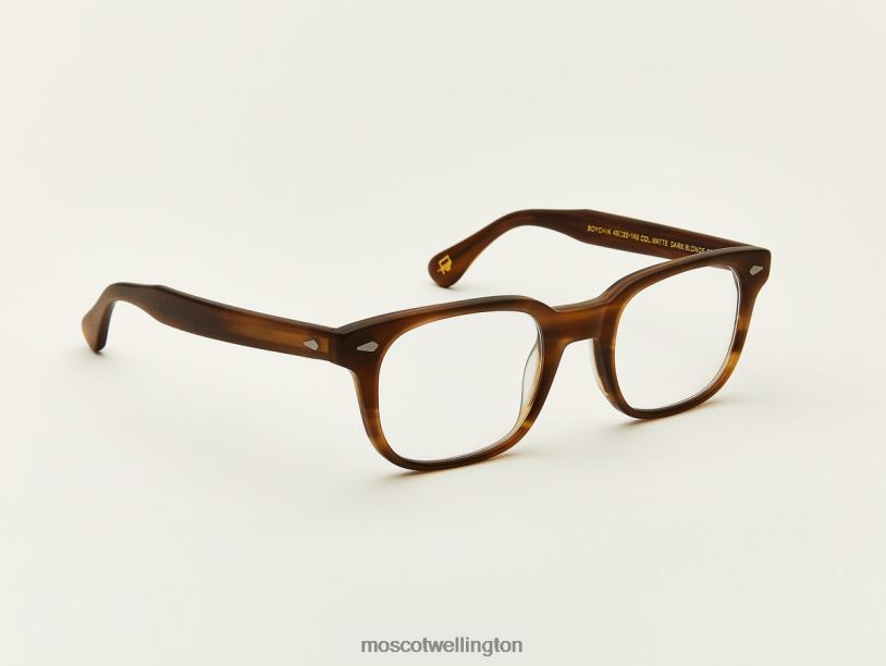 BOYCHIKMoscot Matte Dark Blonde Eyeglasses B600J191