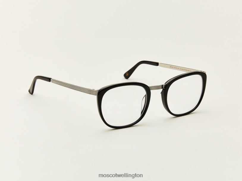 BRUDEMoscot Black/Silver Eyeglasses B600J307