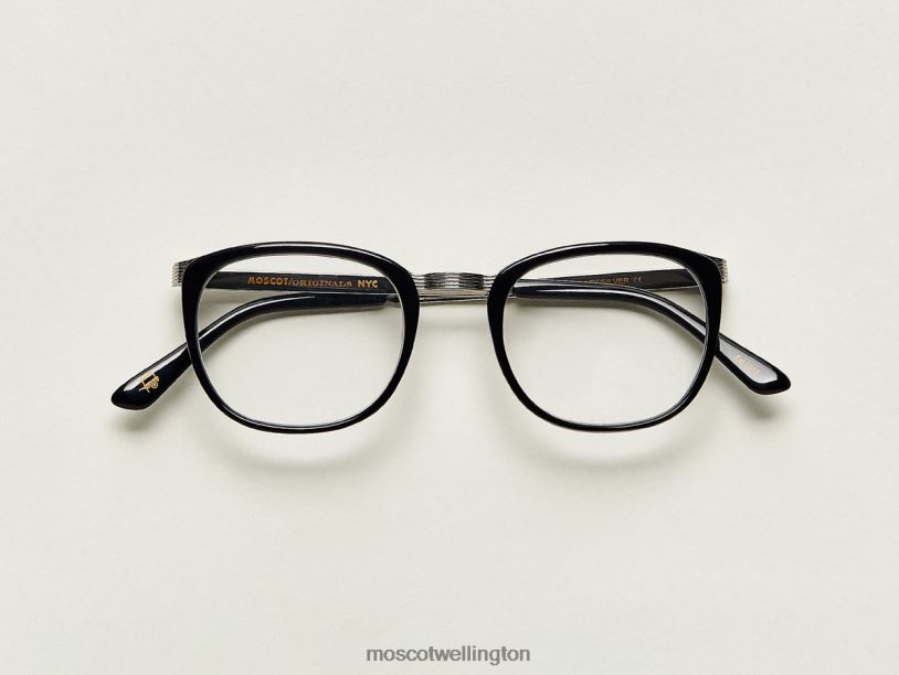 BRUDEMoscot Black/Silver Eyeglasses B600J307