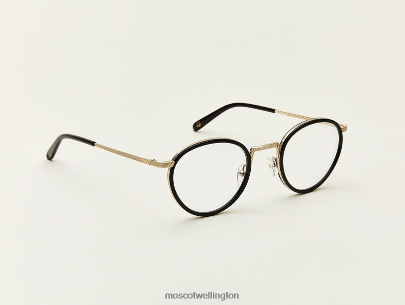 BUPKESMoscot Black/Gold Eyeglasses B600J206