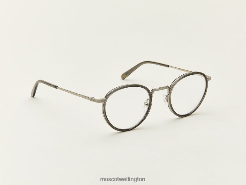 BUPKESMoscot Grey/Silver Eyeglasses B600J207