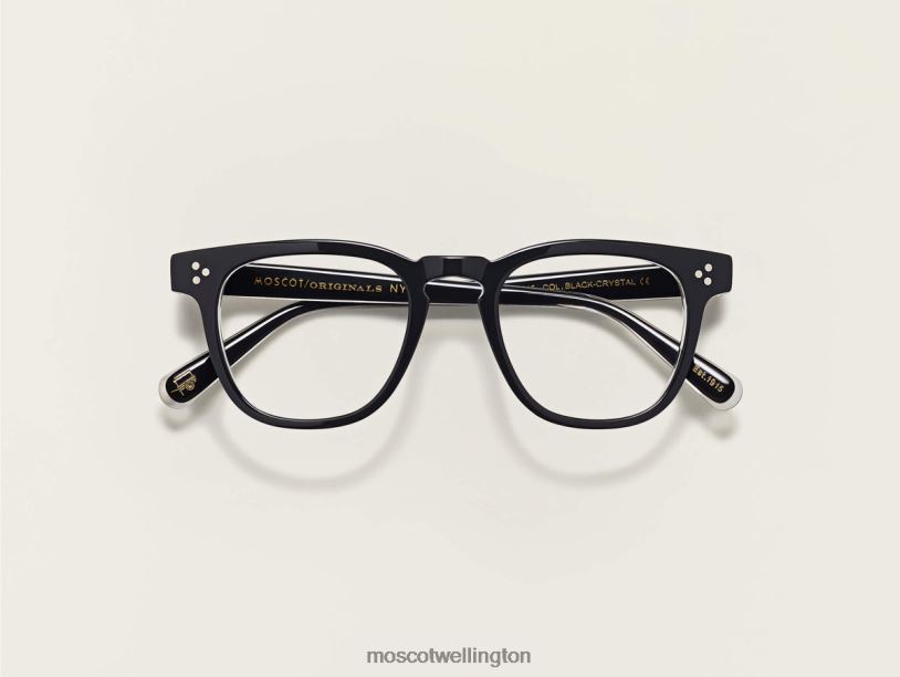 DUDELMoscot Black-Crystal Eyeglasses B600J228