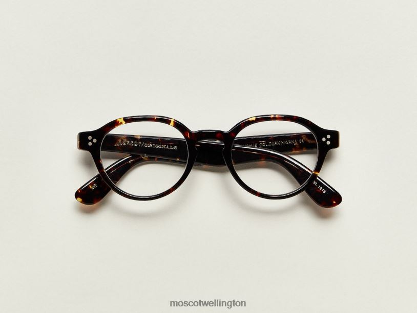 EZRAMoscot Dark Havana Eyeglasses B600J244