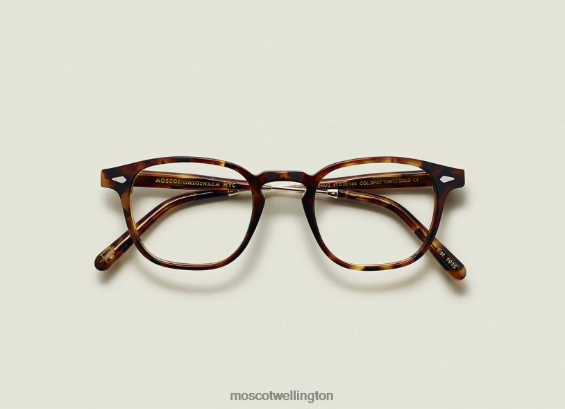 GENUGMoscot Spot Tortoise/Gold Eyeglasses B600J169