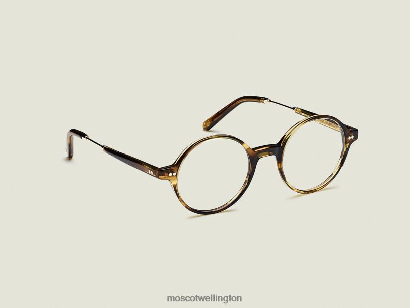 GITTELMoscot Caramel/Gold Eyeglasses B600J167