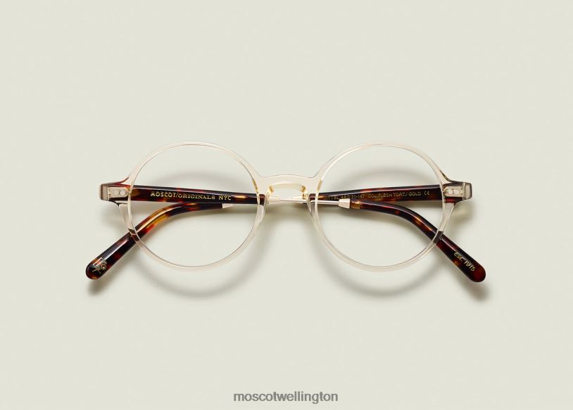 GITTELMoscot Flesh/Tortoise-Gold Eyeglasses B600J166