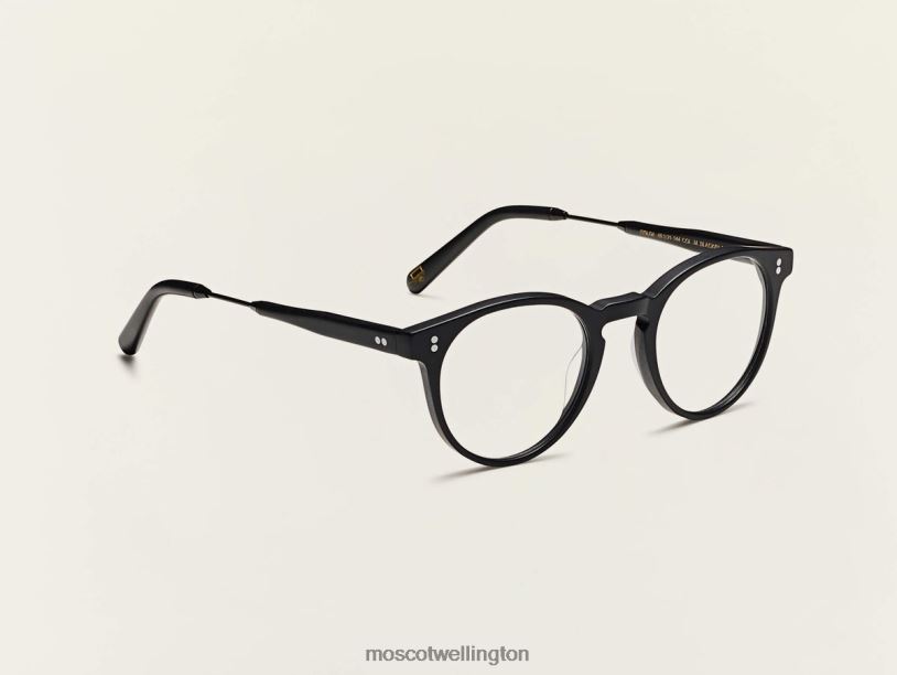 GOLDAMoscot Matte Black Eyeglasses B600J254