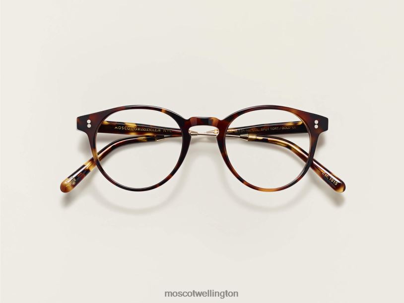 GOLDAMoscot Spot Tortoise/Gold Eyeglasses B600J256