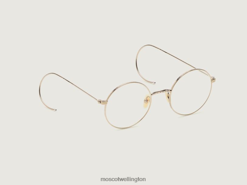 HAMISHMoscot Antique Gold Eyeglasses B600J157