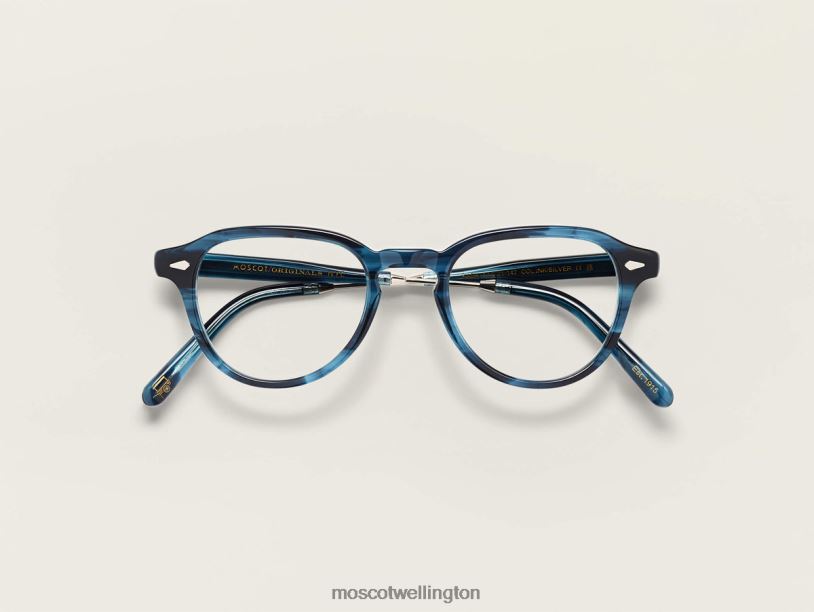 KASHMoscot Ink/Silver Eyeglasses B600J84