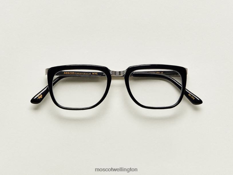 KLUGMoscot Black/Silver Eyeglasses B600J304