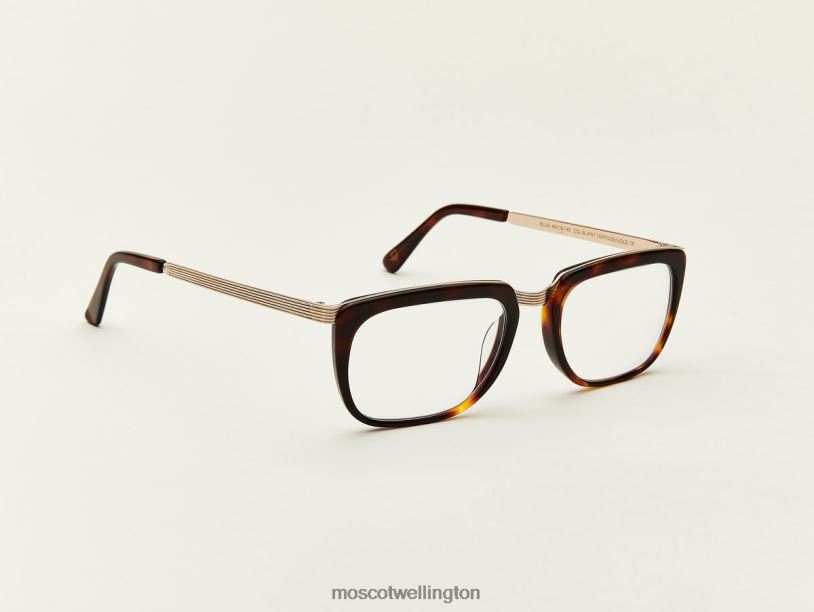 KLUGMoscot Burnt Tortoise/Gold Eyeglasses B600J303