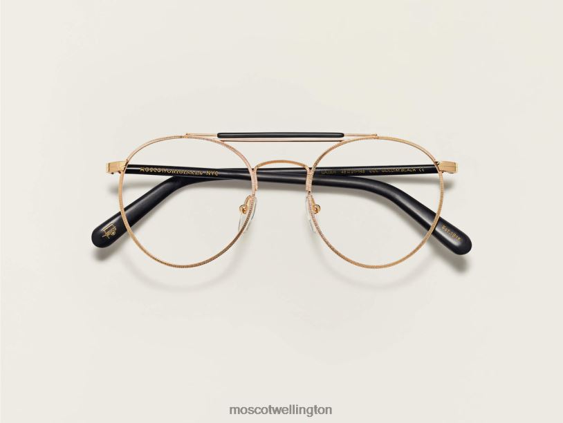 LAZERMoscot Gold/Matte Black Eyeglasses B600J275