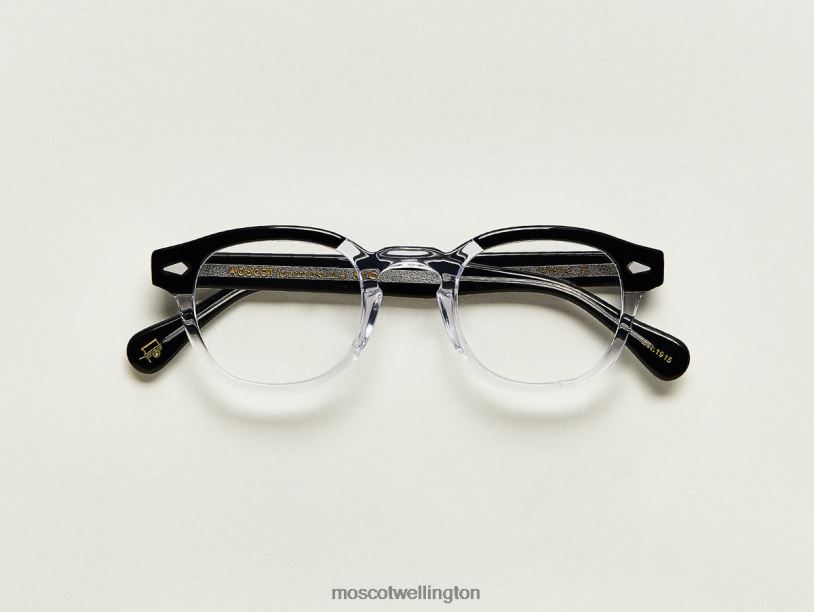 LEMTOSHMoscot Black Crystal Eyeglasses B600J16